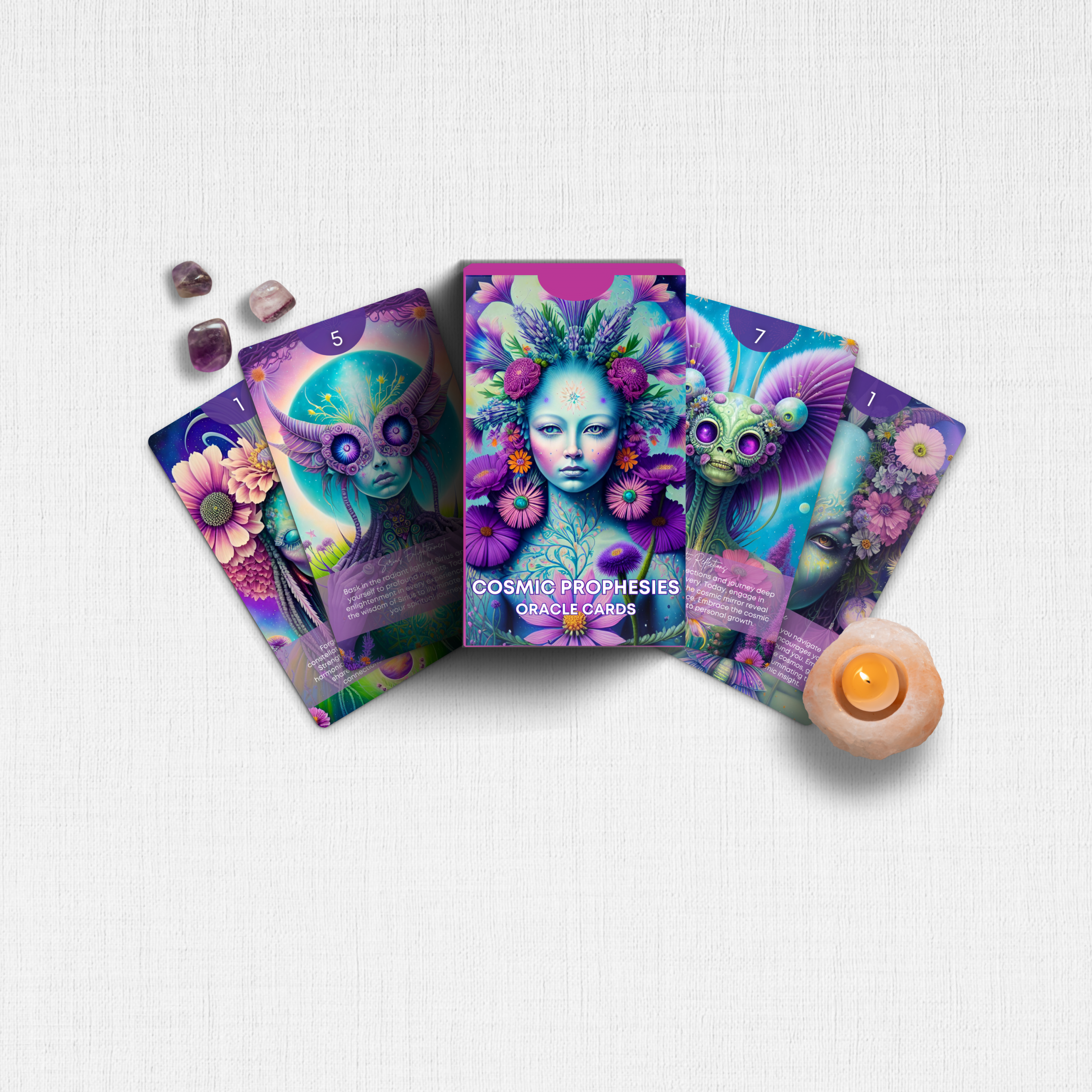 Cosmic Prophesies Oracle Card Deck
