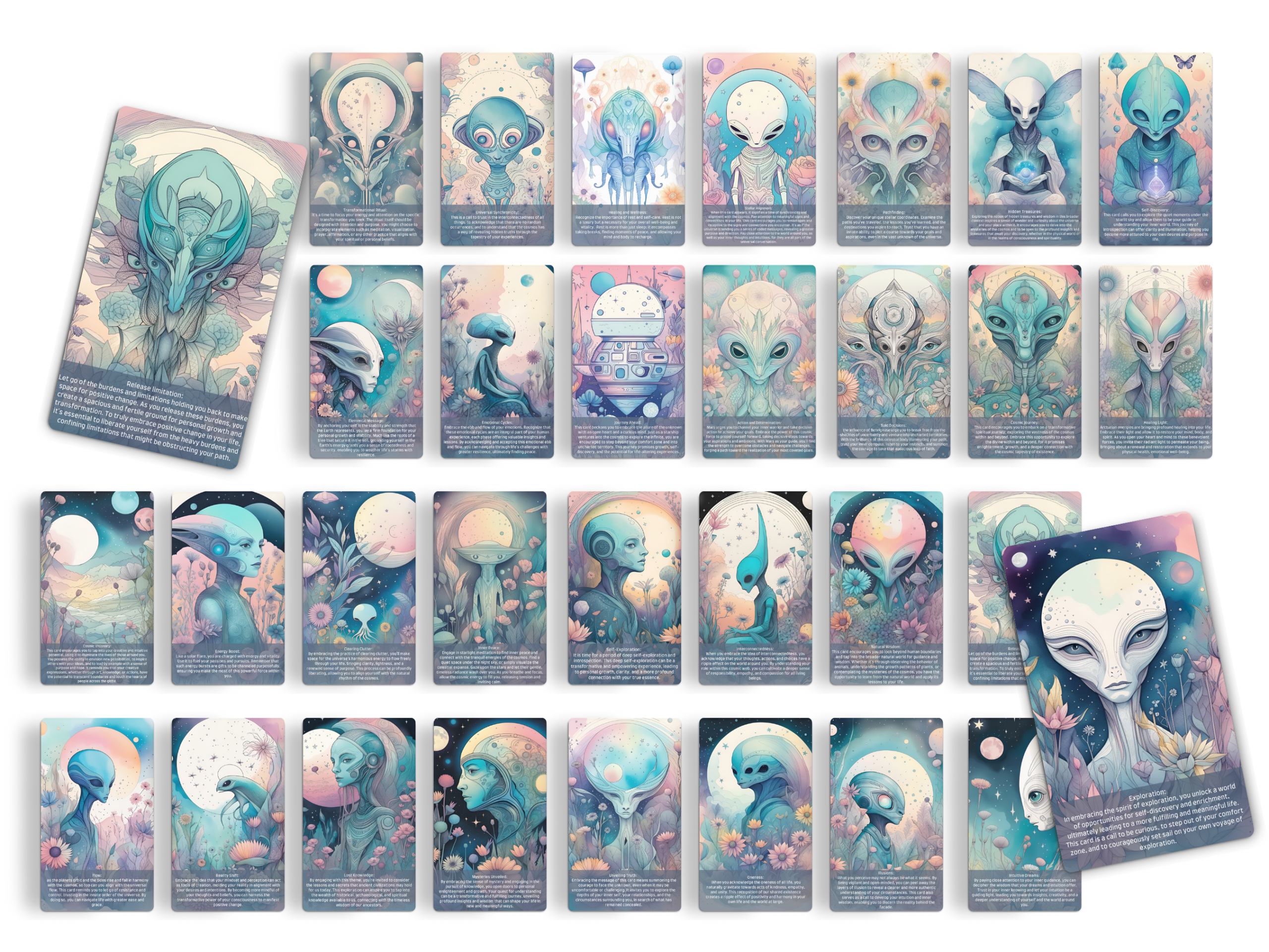 Stellar Serenity Oracle Card Deck - Image 2