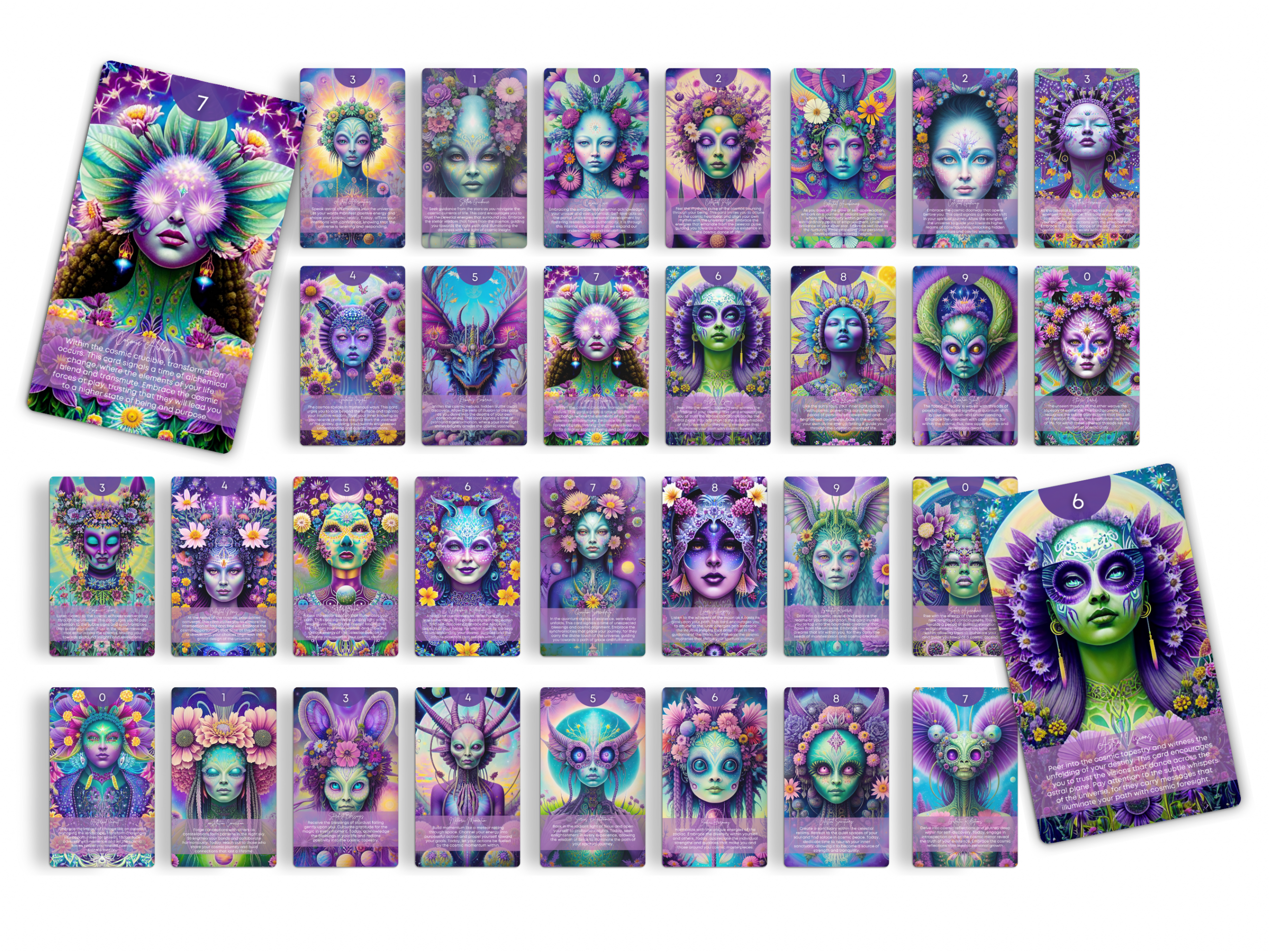Cosmic Prophesies Oracle Card Deck - Image 2